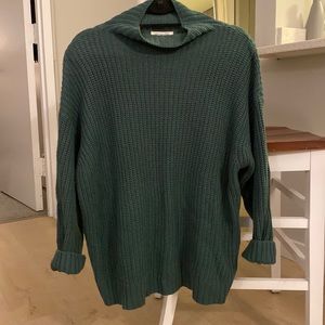 Mock Neck American Eagle Green Sweater